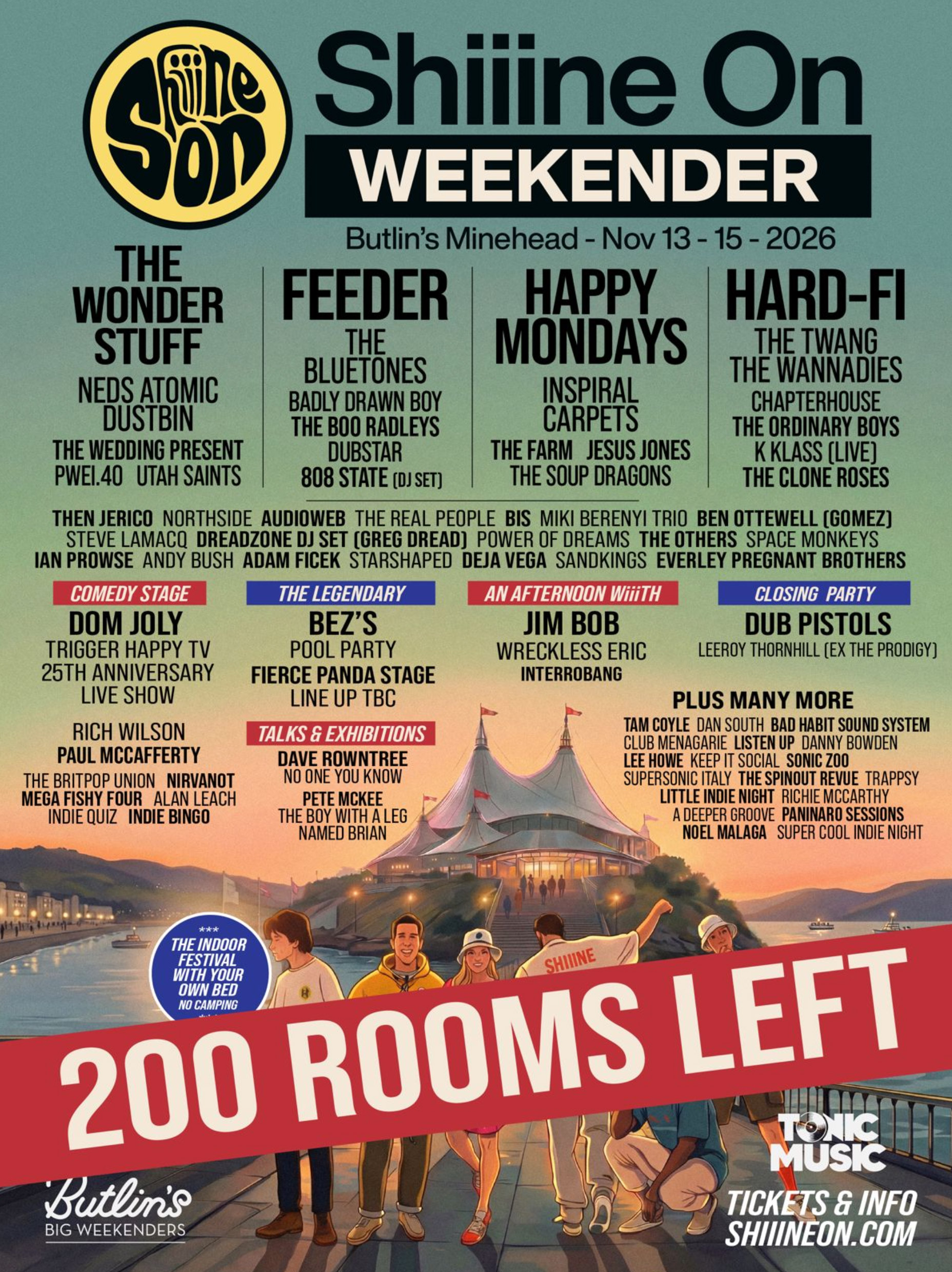 Shiiine On Weekender - Minehead 2026